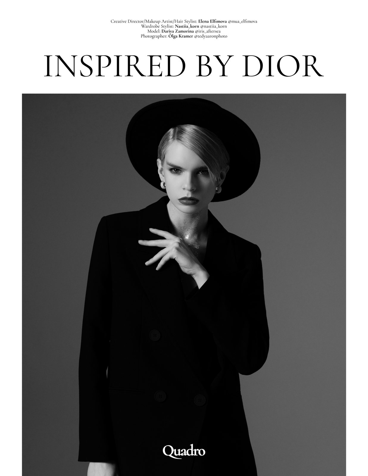 Quadro magazine page