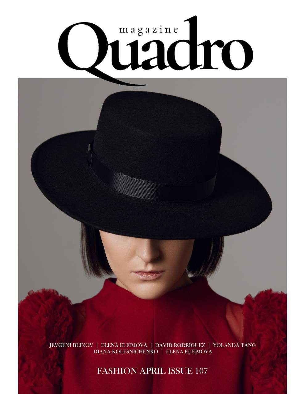 Quadro Magazine cover, Fashion April issue 107